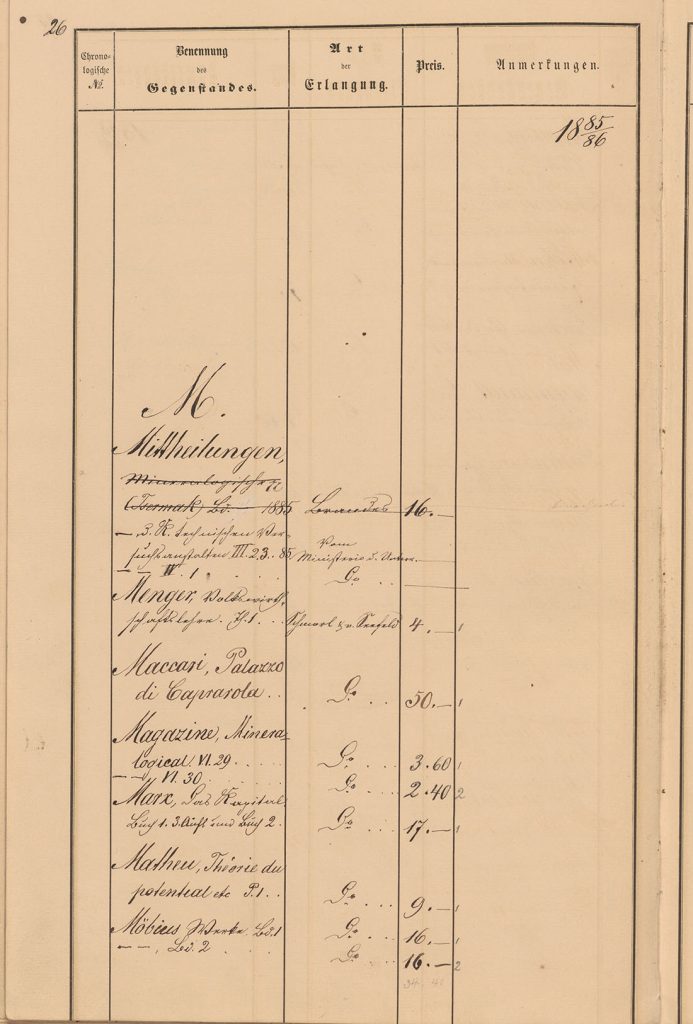 Digitalisat einer Buchseite von Karl Marx "Das Kapital"